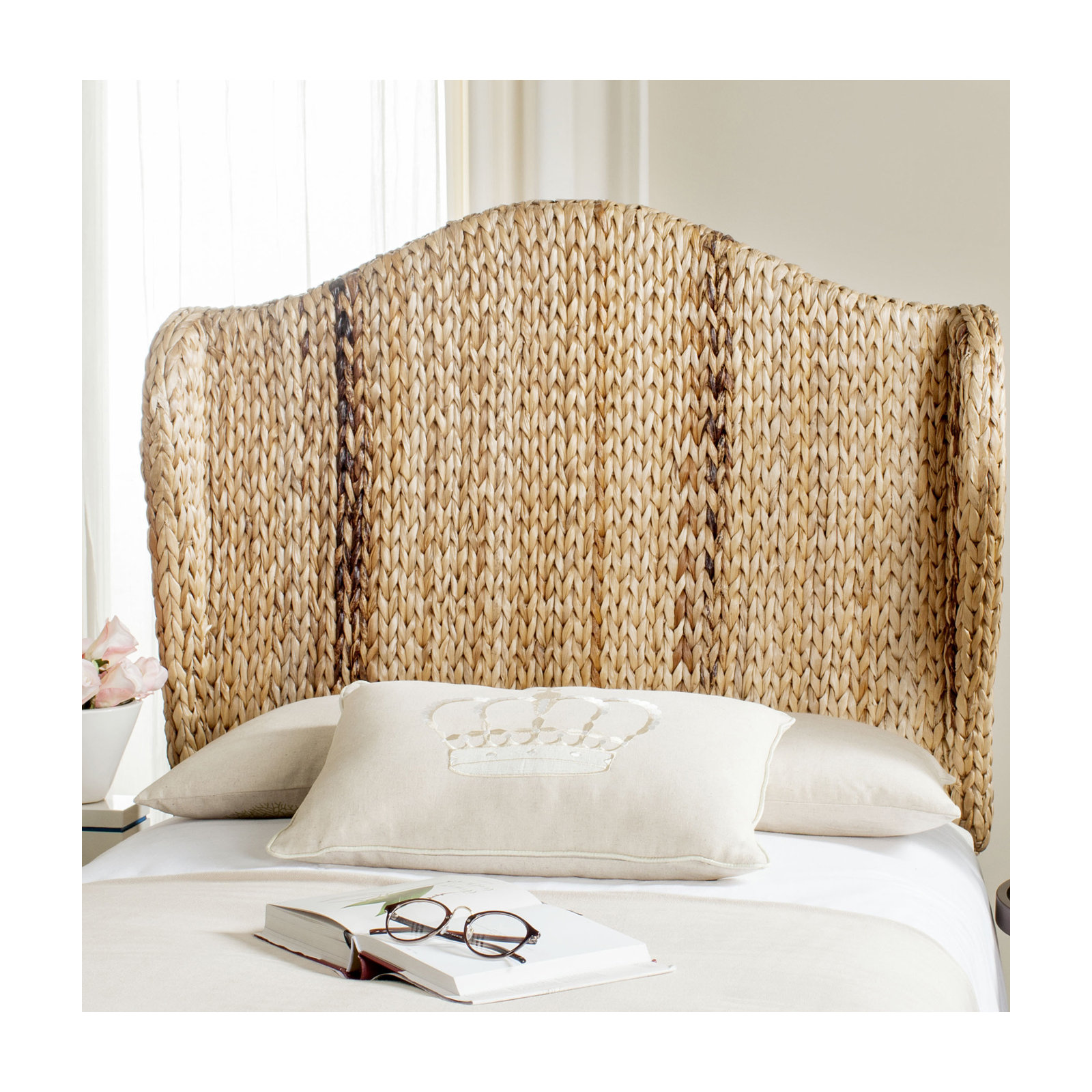 Tifa Headboard, Twin, Brown