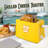 Nostalgia NTCS2YW Grilled Cheese Toaster with Easy-Clean Toaster Baskets and Adjustable Toasting Dial