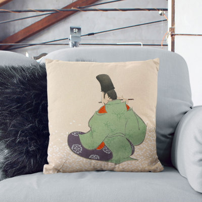Flute Player Scatter Cushion
