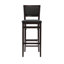 Tabouret de comptoir / de bar pliable Phaedra avec siège et dossier rembourrés-1354924484-1354924485