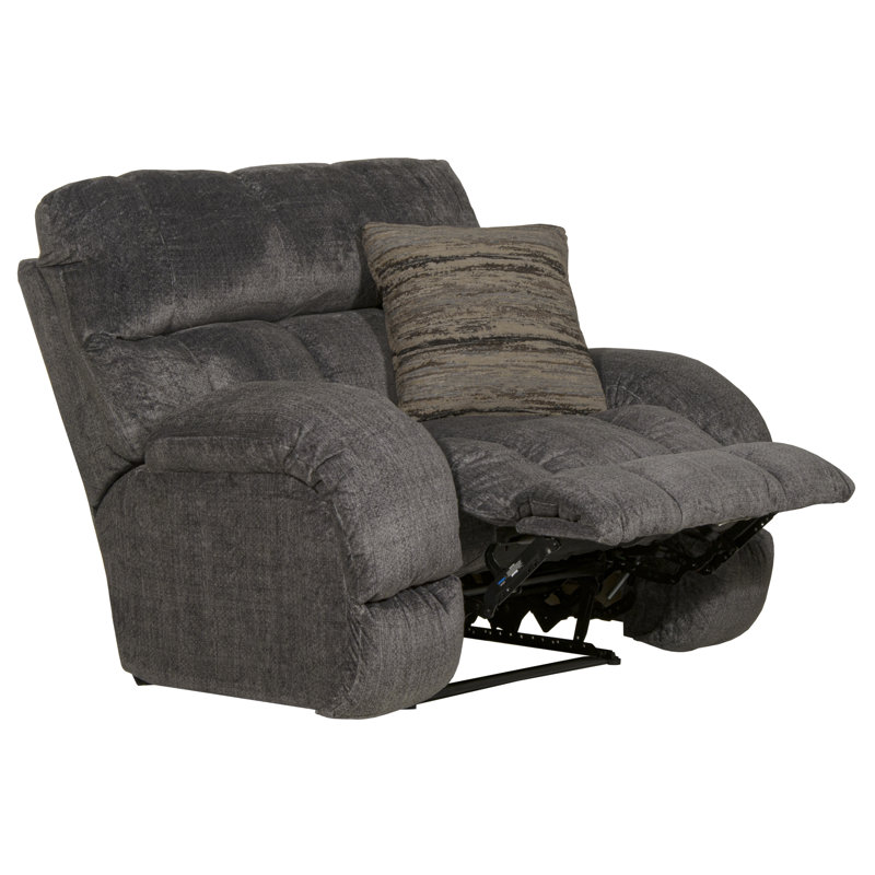 Fauteuil inclinable standard Annaliisa, 100 % polyester gris, Manuel