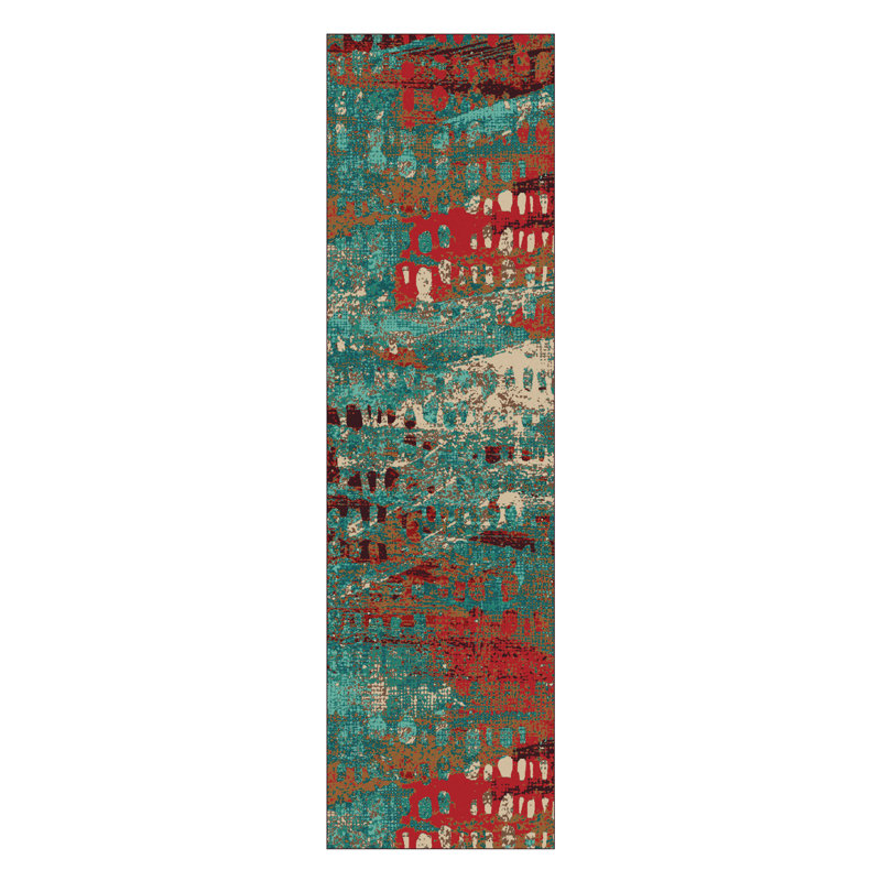 Belgrade Abstract Indoor Rug, Runner 2' x 8'