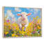 Durke, mignon agneau printanier s'amusant à la grange - mouton, art mural-643262304-681450370-643262233
