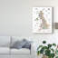 «Animal Map of Great Britain & NI for Children and Kids», art sur toile-957425900