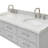 Macmullin 61'' Double Bathroom Vanity with Carrara Marble Top-781497817-781497816