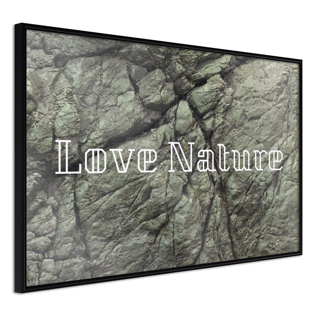 Gerahmtes Poster Nature