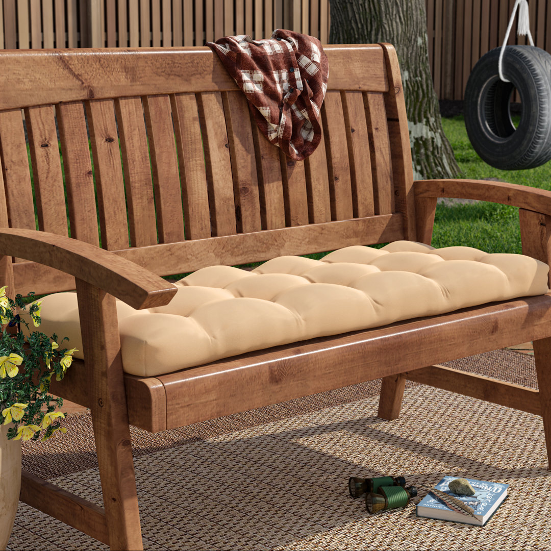 Shipton Outdoor Bench Seat Cushion Wade Logan® 