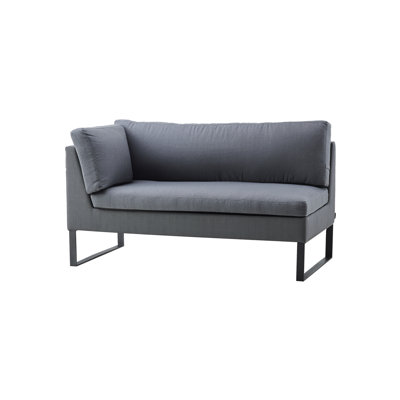 Flex 60.7" Wide Outdoor Patio Sectional with Cushions
