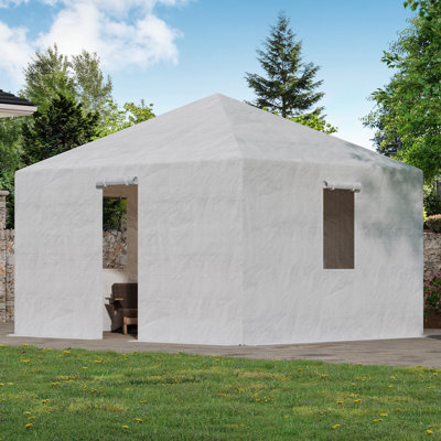 Modern Shades Universal 10' X 12' Winter Cover For Tall Hard Top Patio Gazebo,Heavy Duty Protective Enclosure For Outdoor Storage
