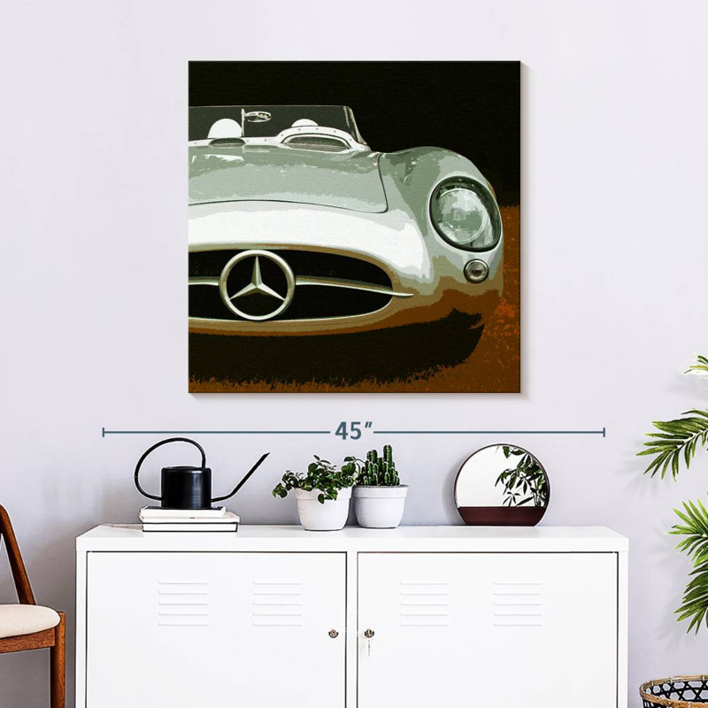 Mehar Silver On Brown, 30" H x 30" W