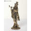 Superbe statue de seigneur Krishna en laiton - Joueur de flûte debout, dieu indou fabriqué à la main, sculpture artistique classique