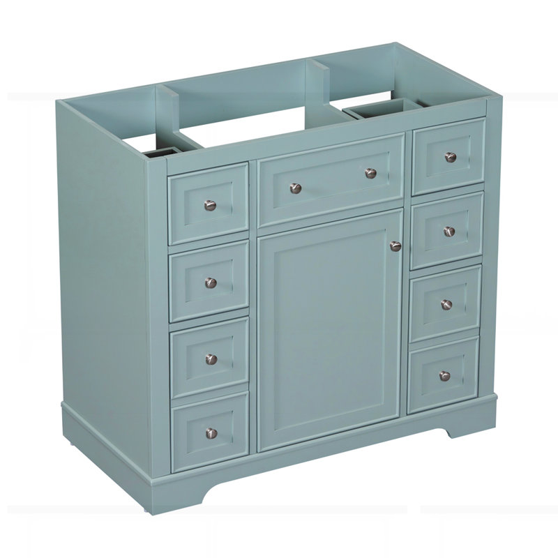 Meuble-lavabo 36 po sans lavabo, Vert