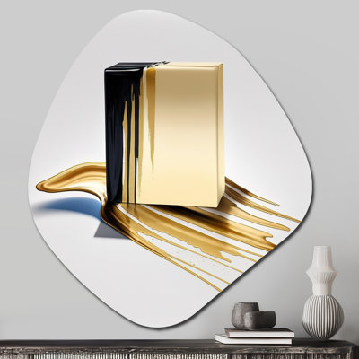 Filton - Cubism Unique Shape Metal Wall Art, Modern Asymmetrical Metal Art Print
