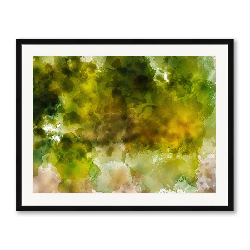 Abstract 0538 Print by Chamira Young, Black Framed Paper, 24" H x 30" W