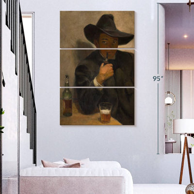 Autoportrait Leisha avec chapeau à larges bords