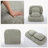 Foldable Lazy Sofa Couch (Green)-386087311