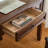 Nut-brown Rectangular Solid  Wood desk