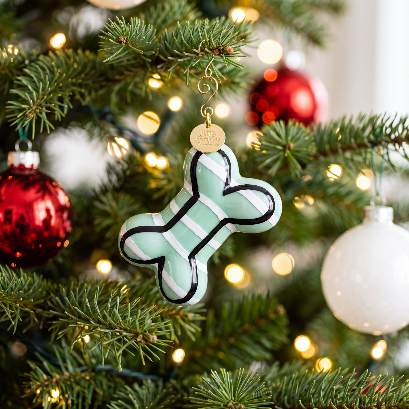2.5'' Glass Hanging Figurine Ornament