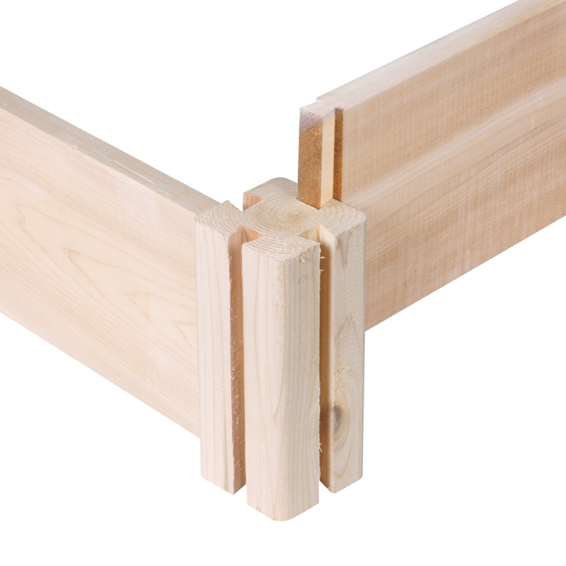 Natural Cedar 48" x 48" Freestanding Raised Garden Bed