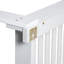 Structure de lit de jour de balançoire en bois pour lit simple avec balançoire de jardin avec 4 cordes de suspension pour l'extérieur, blanc Topmax-200489080