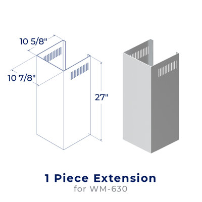 Hauslane Range Hood Chimney Extension