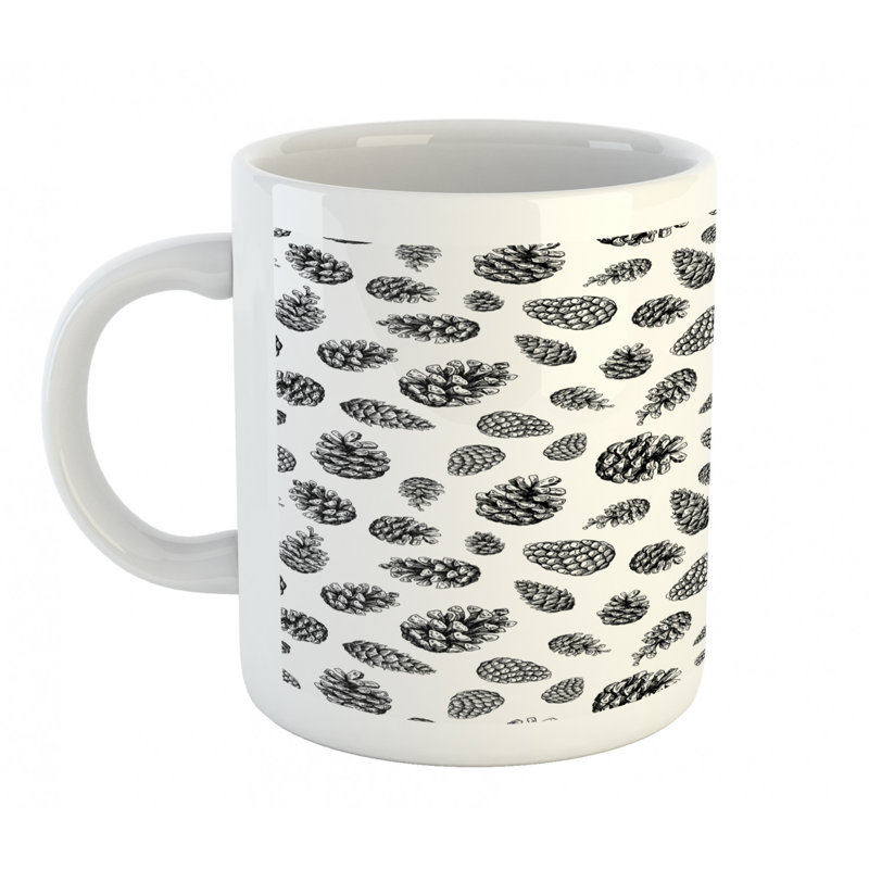Grande tasse à café en pin