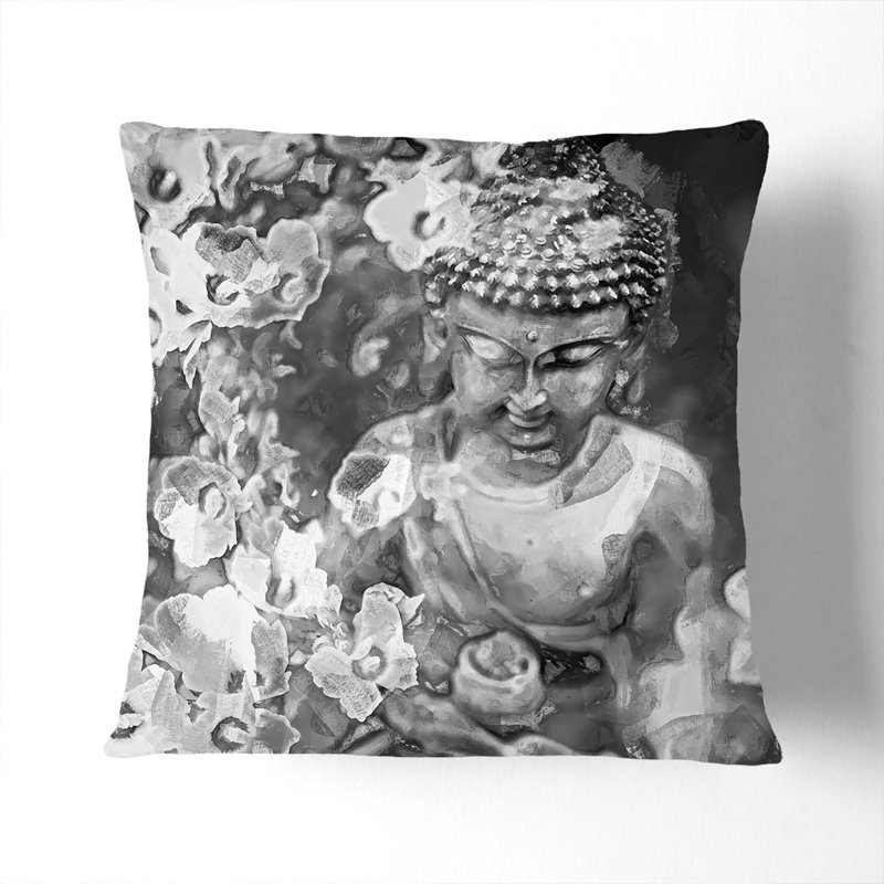 Square Cushion, 55cm H x 55cm W x 20cm D, White
