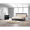  Athlone Platform 5-Piece Black/ White with LED Lighting Bedroom Set 