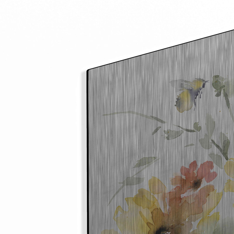 «Sunflower Meadow I» par Katrina Pete - reproduction de dessin non encadrée, H 24 po x l 24 po x P 0,13 po
