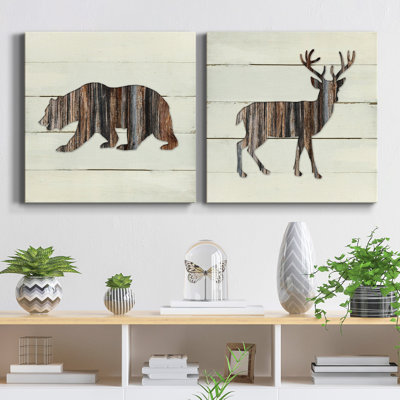 " Woodland Bear " 2 - Pieces