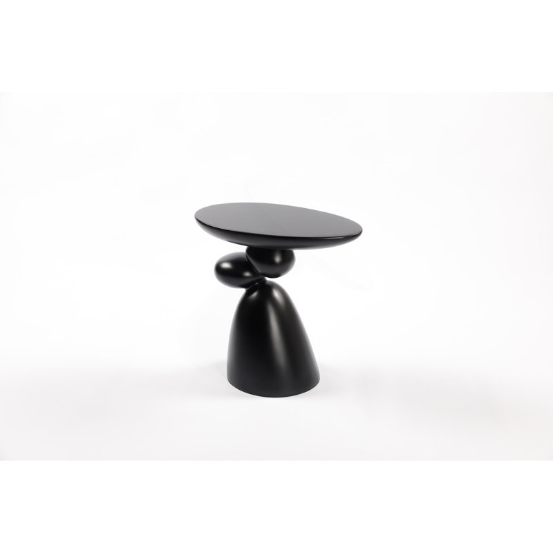 Table d'appoint Hockett Lucky, Noir