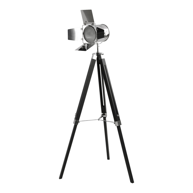 Westall 140cm Tripod Floor Lamp, Black