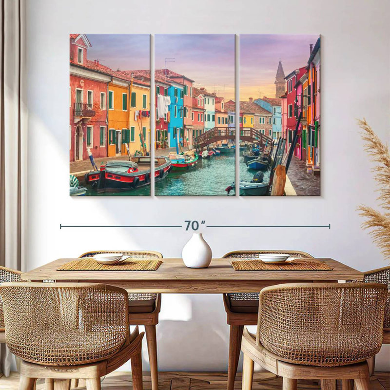 Rorry Dusk In Burano, 42" H x 65" W