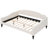 Full Size Daybed In Beige - Strong Wood Frame No Extra Foundation Versatile With Simple And Stylish Design