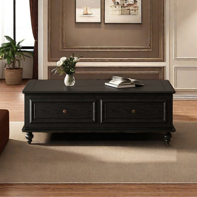 Retro Solid Wood Coffee Table