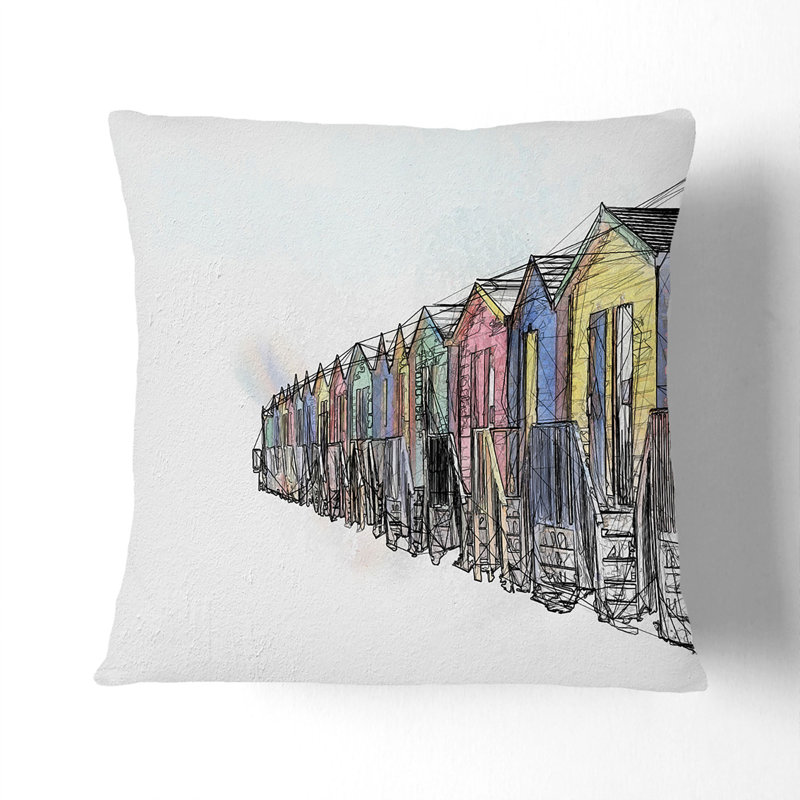Square Throw Cushion, 55 x 55 cm, Black