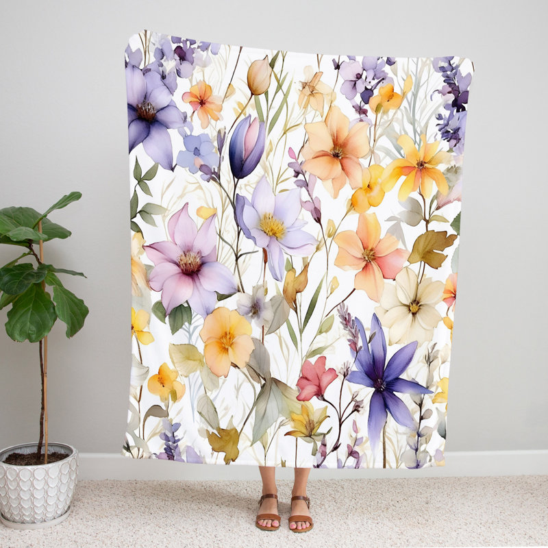 Throw Blanket, 50" W x 60" L