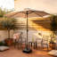 270 cm W X 270 cm D Market Parasol with Crank Lift