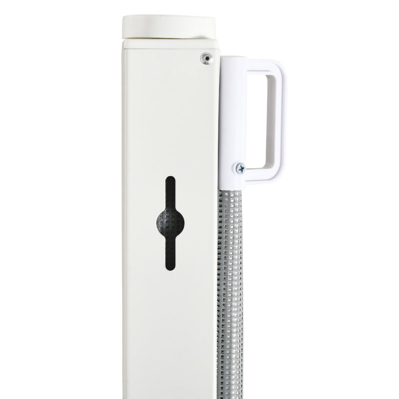 Retractable Stair Gate for Dogs Extends, Grey