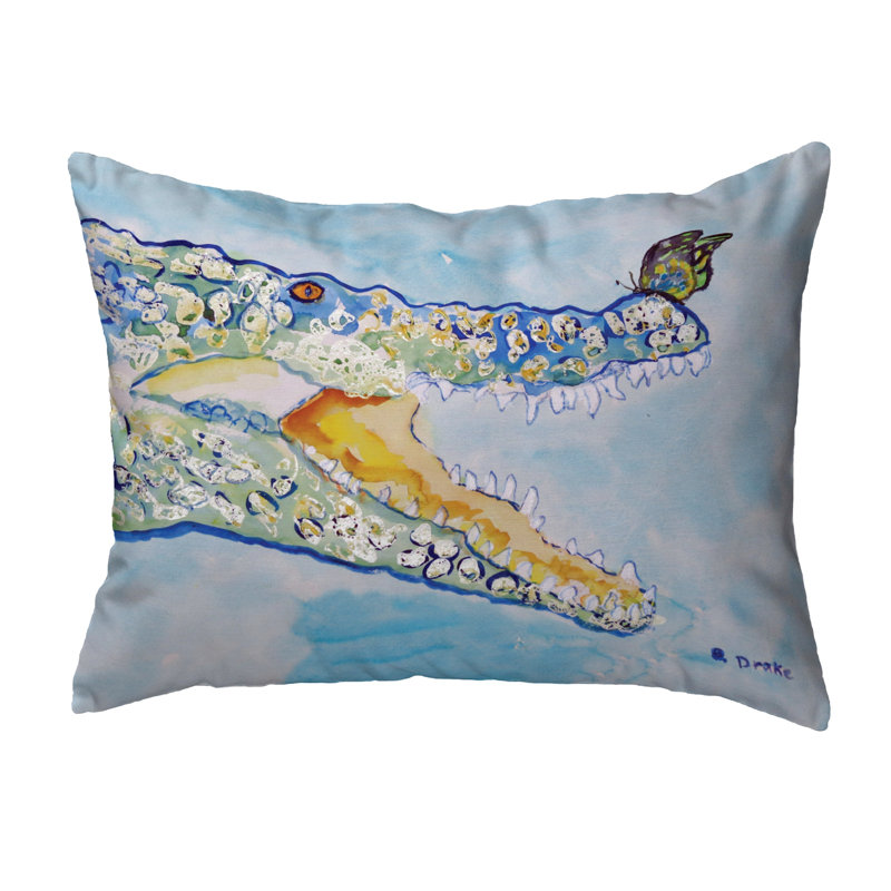 Coussin extérieur Croc and Butterfly