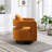 Dangira Upholstered Swivel Barrel Chair-634243270