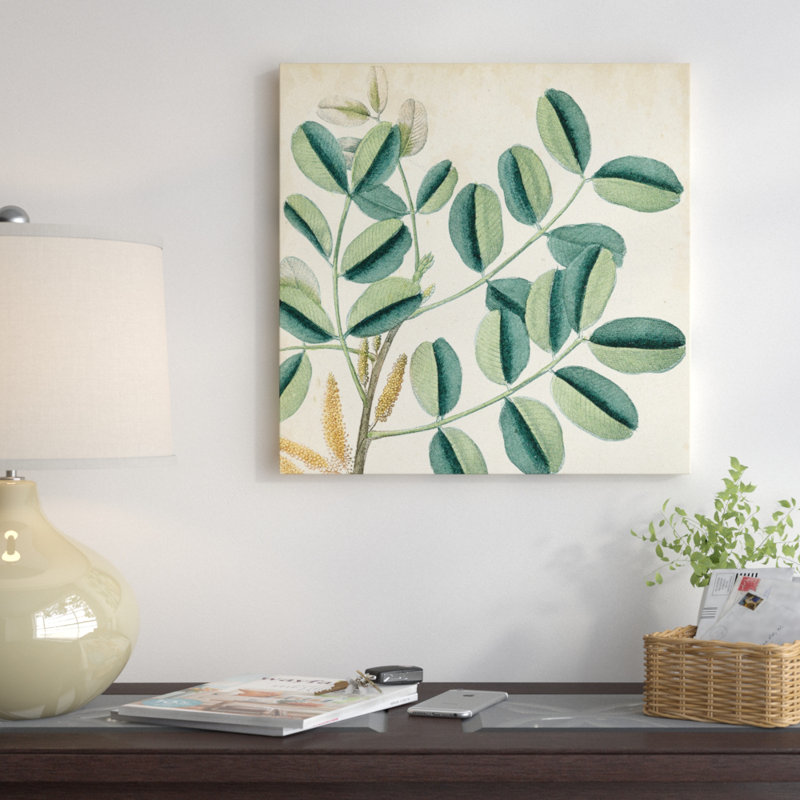 « jardin-prime ix », reproduction d’art sur toile tendue, H 18 po x l 18 po x P 1,5 po, Toile avec cadre noir, Pas de tapis
