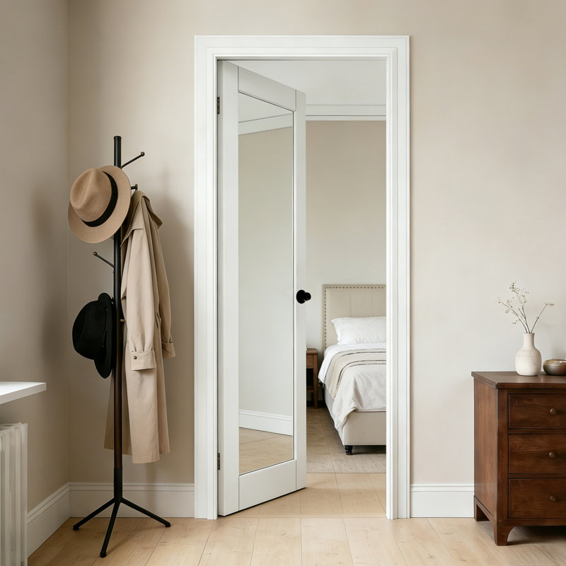 Porte de garde-manger avec panneau de porte standard 1 poignée Lite, 18 po x 80 po