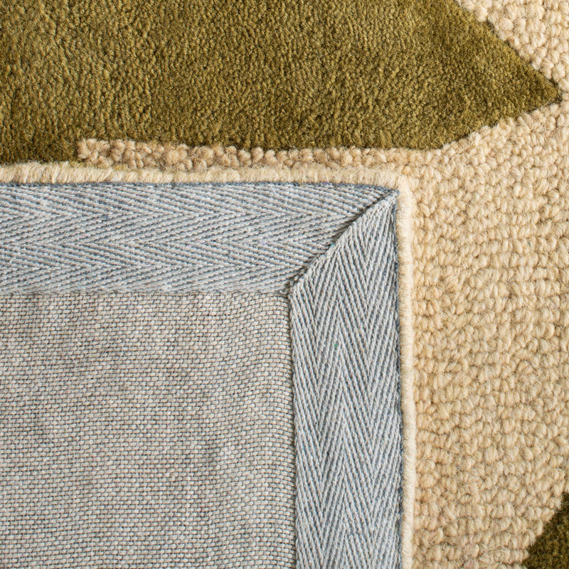 Tapis beige en laine touffeté à la main Chanler, Rectangle 2 pi x 3 pi