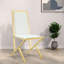 Chaises de salle à manger ergonomiques, ensemble moderne en cuir synthétique pour la maison de cuisine