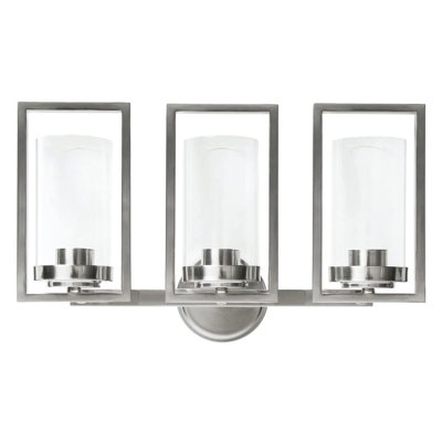 Latitude Run® Prestige Wall Sconce, Bright Satin Nickel
