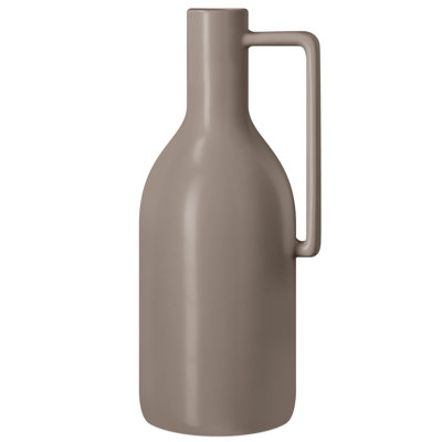 Grand vase moderne en céramique 11 po avec poignée