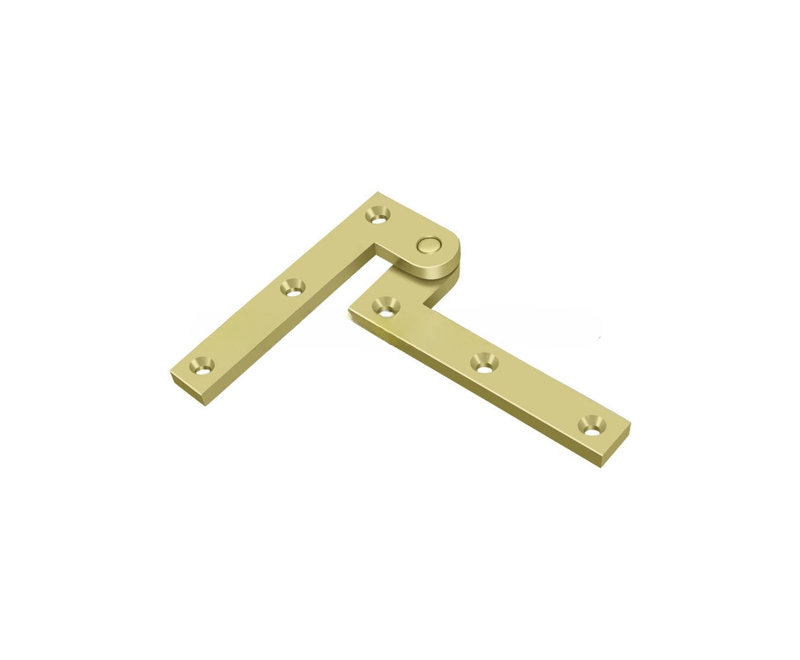 Hinge, Polished Brass