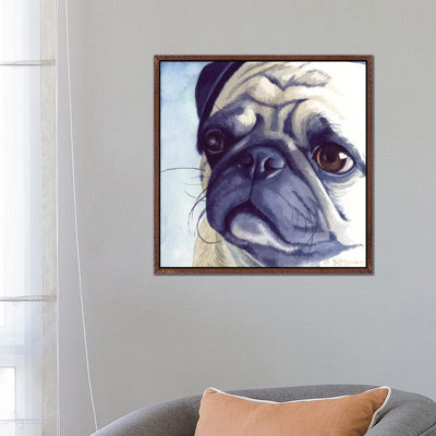 Bugabee Pug 1 Piece Painting on Canvas