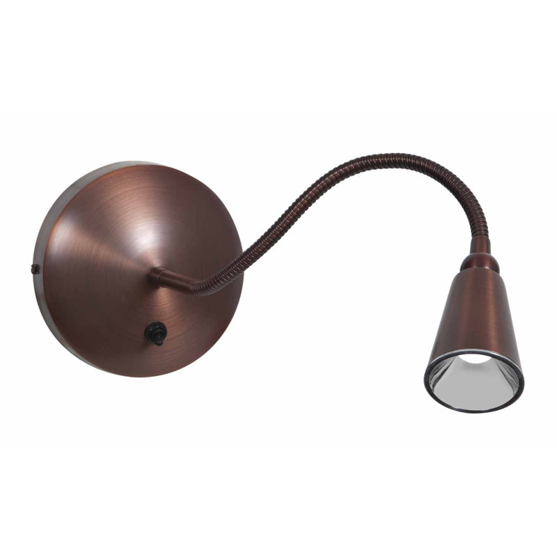 Projecteur 1 lumière Brunilda, Bronze